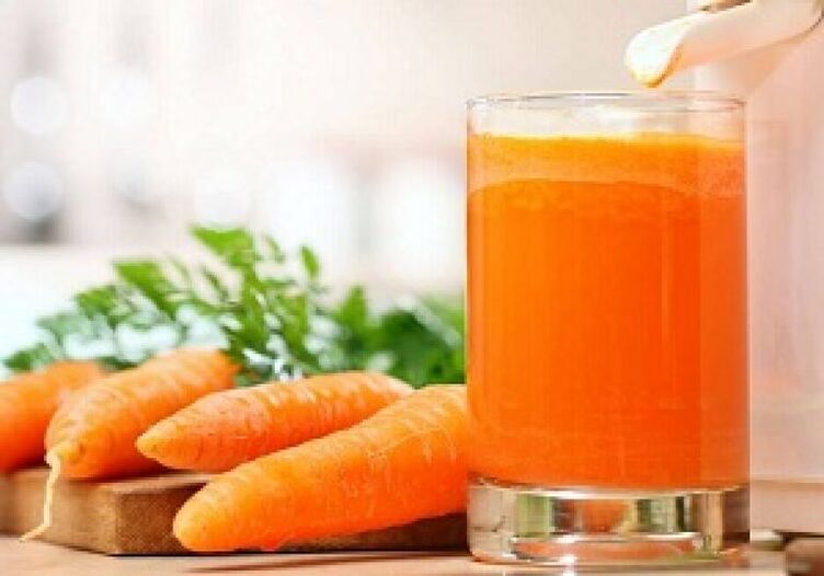 Carrot juice to treat worms is suitable for both adults and children