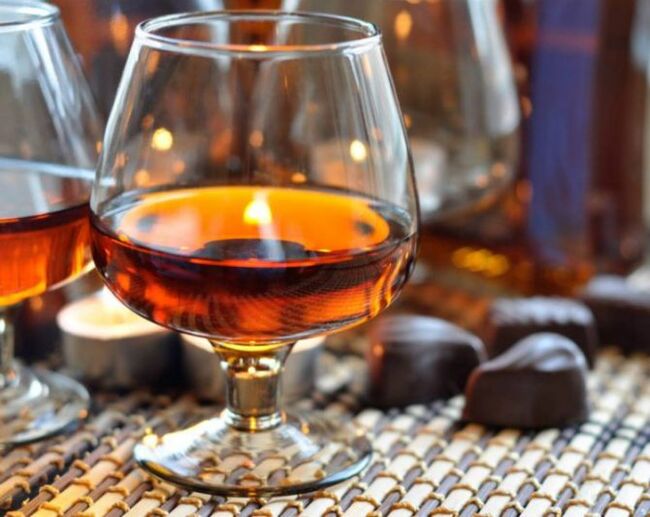 Castor oil and cognac for parasites